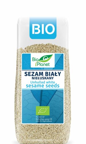 SEZAM BIAŁY NIEŁUSKANY BIO 200 g - BIO PLANET