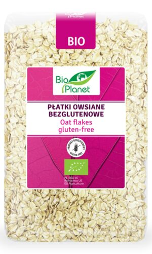 PŁATKI OWSIANE BEZGLUTENOWE BIO 1 kg - BIO PLANET