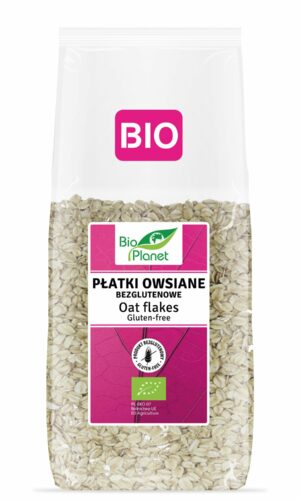 PŁATKI OWSIANE BEZGLUTENOWE BIO 600 g - BIO PLANET