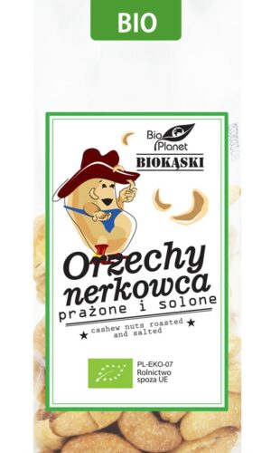ORZECHY NERKOWCA PRAŻONE I SOLONE BIO 100 g - BIO PLANET