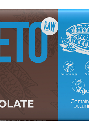 CZEKOLADA Z OLEJEM MCT BEZ DODATKU CUKRÓW BEZGLUTENOWA KETO BIO 40 g - COCOA