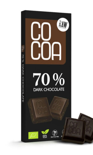 CZEKOLADA GORZKA 70 % BIO 40 g - COCOA