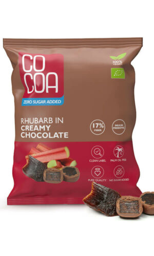RABARBAR W CZEKOLADZIE CREAMY BIO 70 g - COCOA