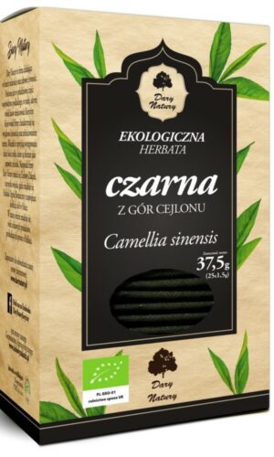 HERBATA CZARNA BIO (25 x 1,5 g) 37,5 g - DARY NATURY
