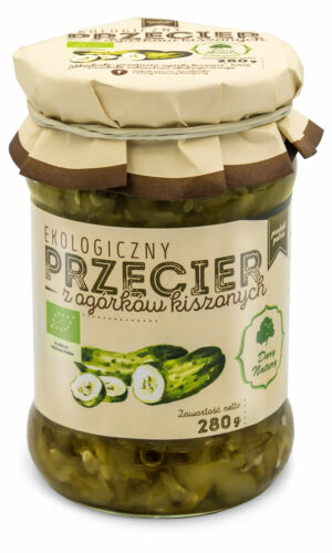 PRZECIER Z OGÓRKÓW KISZONYCH BIO 280 g - DARY NATURY