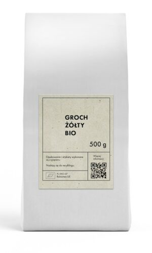 GROCH ŻÓŁTY BIO 500 g - THE PLANET