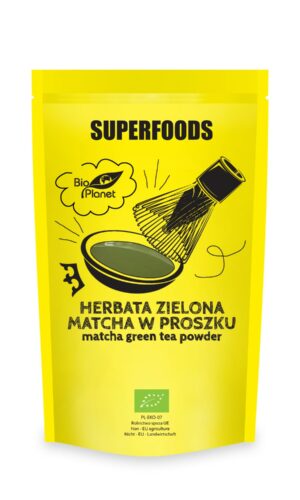HERBATA ZIELONA MATCHA BIO 100 g - BIO PLANET