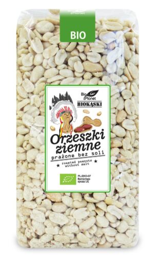 ORZESZKI ZIEMNE PRAŻONE BEZ SOLI BIO 1 kg - BIO PLANET
