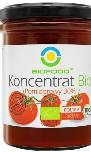 KONCENTRAT POMIDOROWY 30 % BEZGLUTENOWY BIO 200 g - BIO FOOD