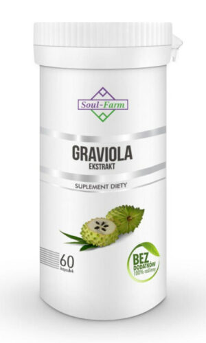 GRAVIOLA EKSTRAKT (550 mg) 60 KAPSUŁEK - SOUL FARM