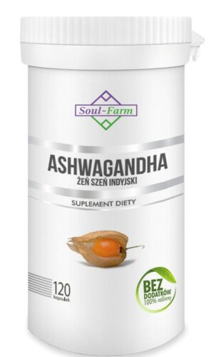 ASHWAGANDHA EKSTRAKT (500 mg) 120 KAPSUŁEK - SOUL FARM