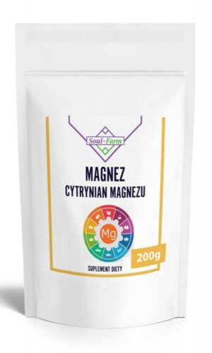 CYTRYNIAN MAGNEZU PROSZEK 200 g - SOUL FARM