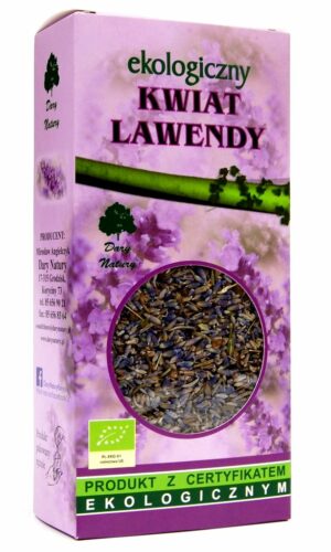 HERBATKA Z KWIATU LAWENDY BIO 50 g - DARY NATURY