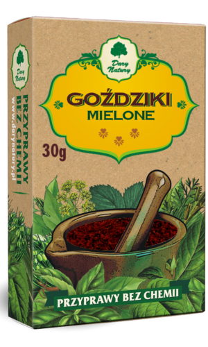 GOŹDZIKI MIELONE 30 g - DARY NATURY