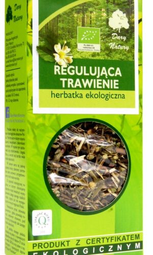 HERBATKA REGULUJĄCA TRAWIENIE BIO 50 g - DARY NATURY