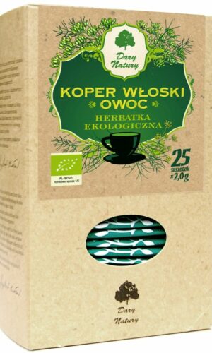 HERBATKA Z OWOCU KOPRU WŁOSKIEGO BIO (25 x 2 g) 50 g - DARY NATURY