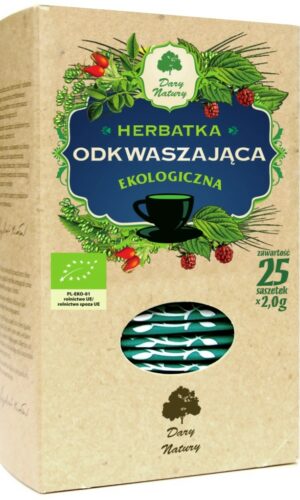 HERBATKA ODKWASZAJĄCA BIO (25 x 2 g) 50 g - DARY NATURY
