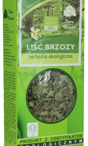 HERBATKA LIŚĆ BRZOZY BIO 50 g - DARY NATURY