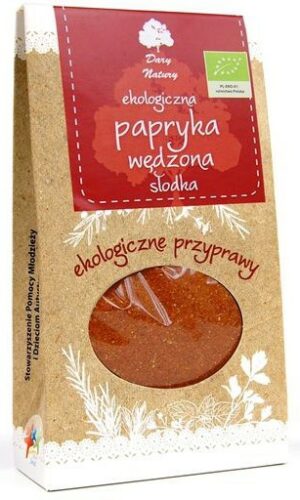 PAPRYKA SŁODKA WĘDZONA BIO 50 g - DARY NATURY