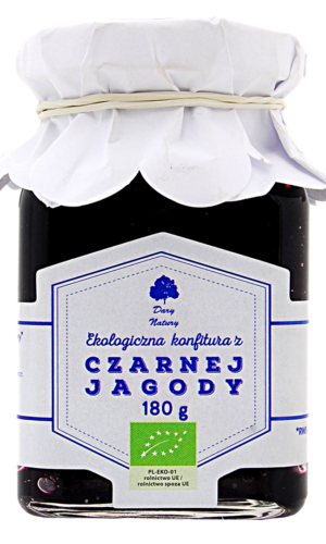 KONFITURA JAGODOWA BIO 180 g - DARY NATURY