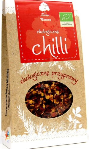 CHILI PŁATKI BIO 30 g - DARY NATURY