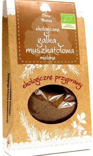 GAŁKA MUSZKATOŁOWA MIELONA BIO 30 g - DARY NATURY