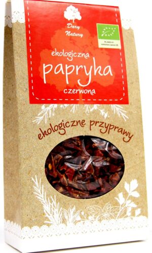 PAPRYKA SŁODKA SUSZONA BIO 50 g - DARY NATURY