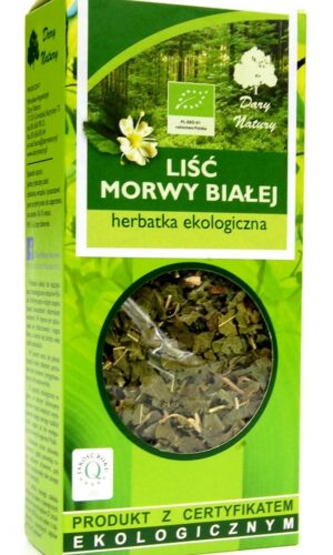 HERBATKA LIŚĆ MORWY BIAŁEJ BIO 50 g - DARY NATURY