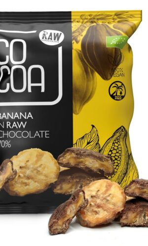 BANANY W SUROWEJ CZEKOLADZIE BIO 70 g - COCOA