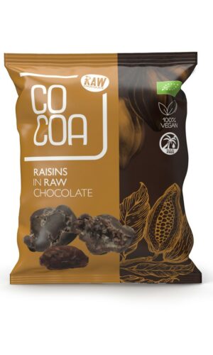 RODZYNKI W SUROWEJ CZEKOLADZIE BIO 70 g - COCOA