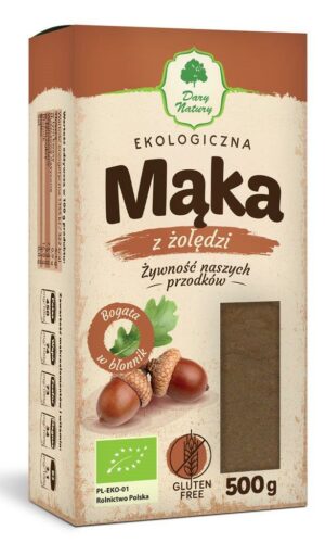 MĄKA Z ŻOŁĘDZI BEZGLUTENOWA BIO 500 g - DARY NATURY
