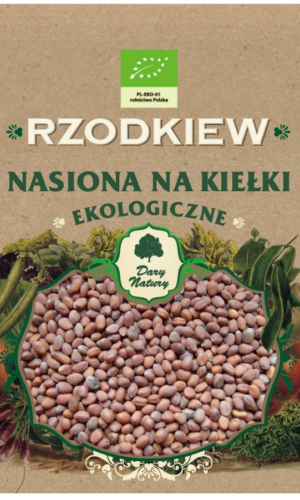 NASIONA RZODKIEWKI BIO NA KIEŁKI 30 g - DARY NATURY