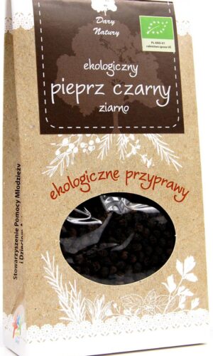 PIEPRZ CZARNY ZIARNO BIO 50 g - DARY NATURY