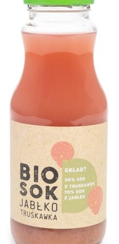 SOK JABŁKOWO - TRUSKAWKOWY NFC BIO 250 ml - OWOCOWE SMAKI