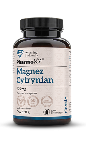 CYTRYNIAN MAGNEZU PROSZEK BEZGLUTENOWY 150 g - PHARMOVIT (CLASSIC)