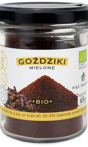 GOŹDZIKI MIELONE BEZGLUTENOWE BIO 65 g - PIĘĆ PRZEMIAN