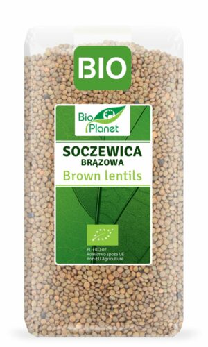 SOCZEWICA BRĄZOWA BIO 500 g - BIO PLANET