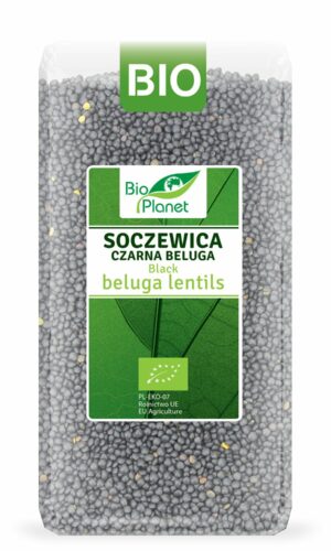 SOCZEWICA CZARNA BELUGA BIO 500 g - BIO PLANET