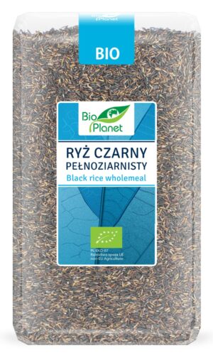 RYŻ CZARNY PEŁNOZIARNISTY BIO 1 kg - BIO PLANET