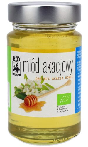 MIÓD NEKTAROWY AKACJOWY BIO 300 g - BIO PLANET