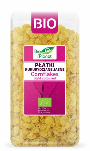PŁATKI KUKURYDZIANE JASNE BEZ DODATKU CUKRÓW BIO 250 g - BIO PLANET