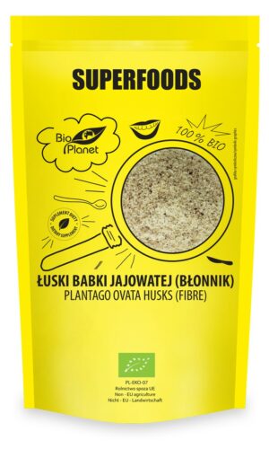 ŁUSKI BABKI JAJOWATEJ (BŁONNIK) BIO 100 g - BIO PLANET