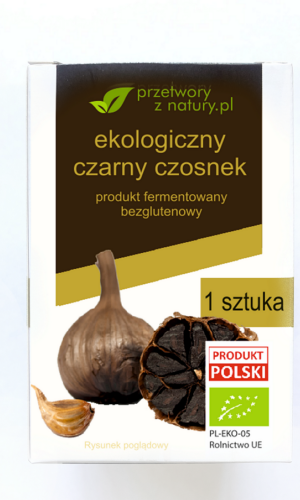 CZARNY CZOSNEK BEZGLUTENOWY BIO (1 szt.) - PRZETWORY Z NATURY
