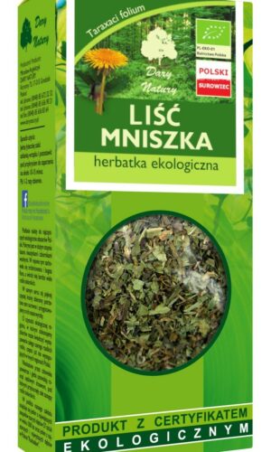 HERBATKA LIŚĆ MNISZKA BIO 25 g - DARY NATURY
