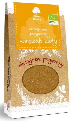 PRZYPRAWA ZŁOTY KURCZAK BIO 60 g - DARY NATURY