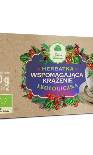 HERBATKA WSPOMAGAJĄCA KRĄŻENIE BIO (25 x 2 g) 50 g - DARY NATURY
