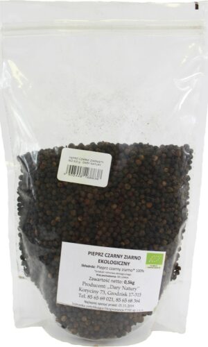 PIEPRZ CZARNY ZIARNISTY BIO 500 g - HORECA (DARY NATURY)