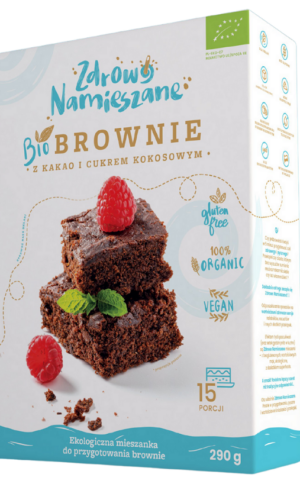 MIESZANKA NA BROWNIE BEZGLUTENOWA BIO 290 g - ZDROWO NAMIESZANE
