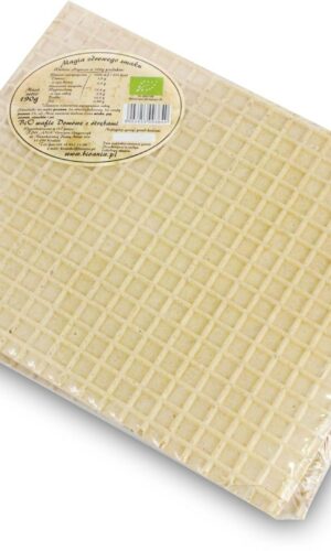 WAFLE DOMOWE Z OTRĘBAMI BEZ DODATKU CUKRÓW BIO 190 g - BIO ANIA