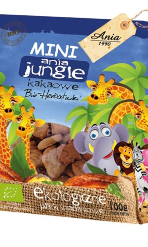 CIASTKA KAKAOWE MINI JUNGLE BIO 100 g - BIO ANIA